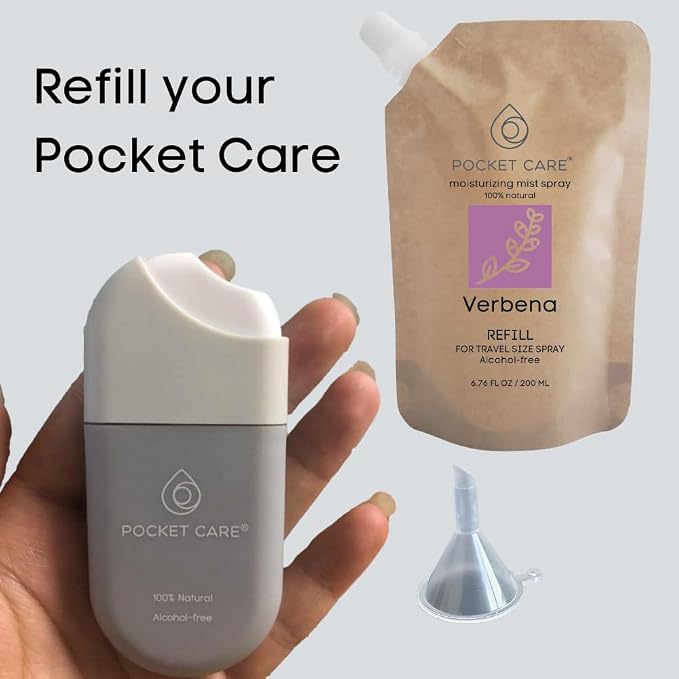 POCKET CARE | 2 Pack Verbena Scented Hand sanitizer Spray 15 ml - Image 7