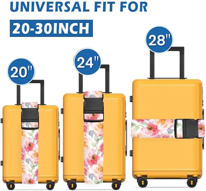 Luggage Straps for Suitcases Travel Belt Accessories, Cute Suitcase Strap - Image 2