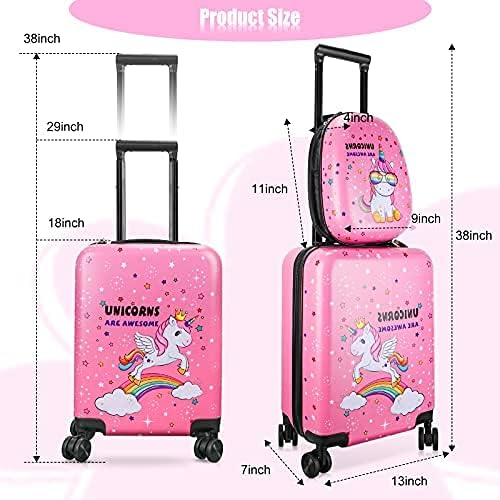Weewooday Kids Luggage and Backpack 18 Suitcase - Image 4