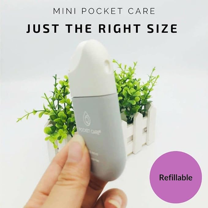 POCKET CARE | 2 Pack Unscented Hand Moisturizing cleanser Spray .50 Fl OZ each - Image 2