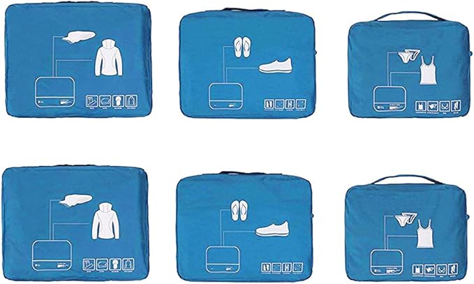 Packing Cubes Set Travel Luggage Organizers Suitcase Lightweight Accessories - Image 3