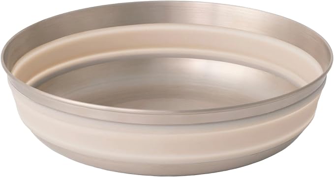 Sea to Summit Detour Stainless Steel Collapsible Bowl, Moonstruck Grey by SeaToSummit