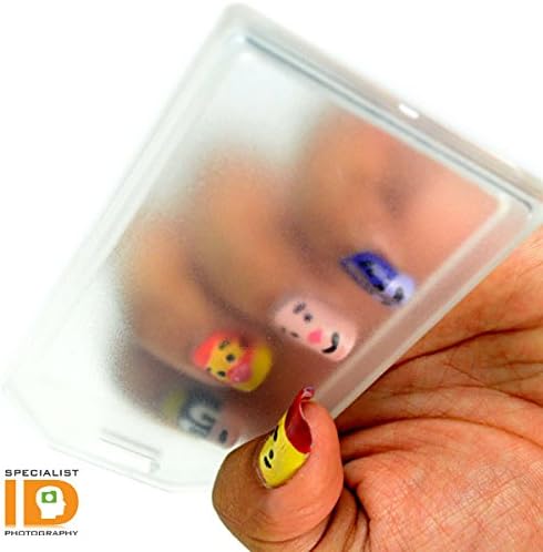 5 Pack - Premium Rigid Airline Luggage Tag Holders - Heavy Duty Hard Plastic - Image 6