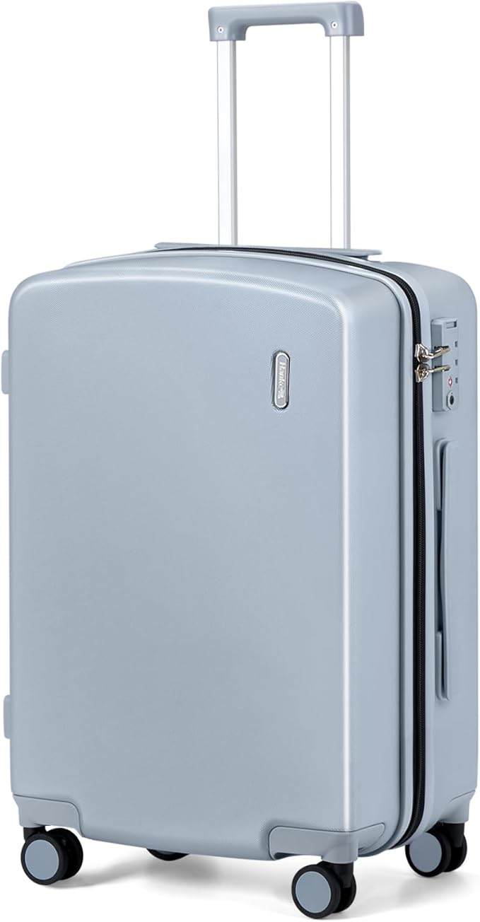 Hanke 24 Inch Luggage with Spinner Wheels Lightweight PC Hard Shell Suitcases by Hanke