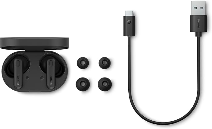PHILIPS TAT1108 Wireless Earbuds, True Wireless Headphones, Powerful Bass - Image 9