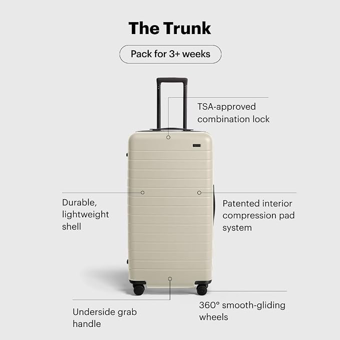 Away Large Trunk Luggage, 31 Inch Hardside Suitcase - Image 3