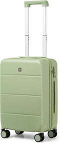 Hanke 20 Inch Carry On Luggage 22x14x9 Airline Approved PC Hard Shell Suitcases by Hanke