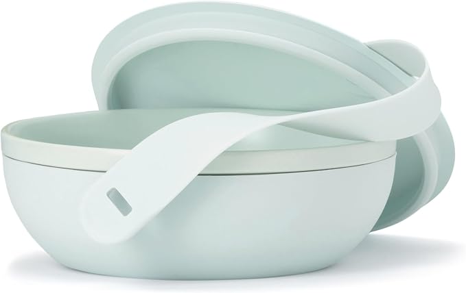 W&P Porter Ceramic Bowl Lunch Container w/ Protective Non-slip Exterior by WP