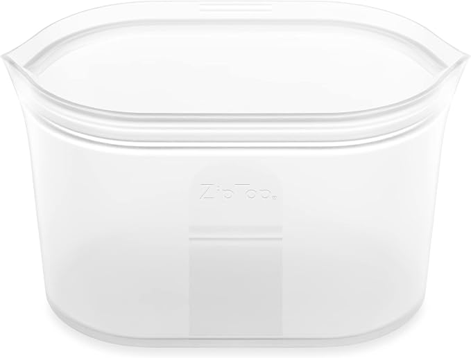 Zip Top Reusable Food Storage Bags | Large Dish | Silicone Meal Prep Container by ZipTop