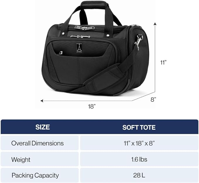 Travelpro Maxlite 5 Softside Lightweight Underseat Carry-On Travel Tote - Image 6