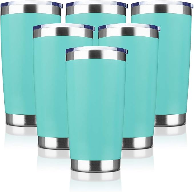 20oz Tumbler Bulk Stainless Steel Vacuum Insulated Tumblers by VisittheEcoMozz