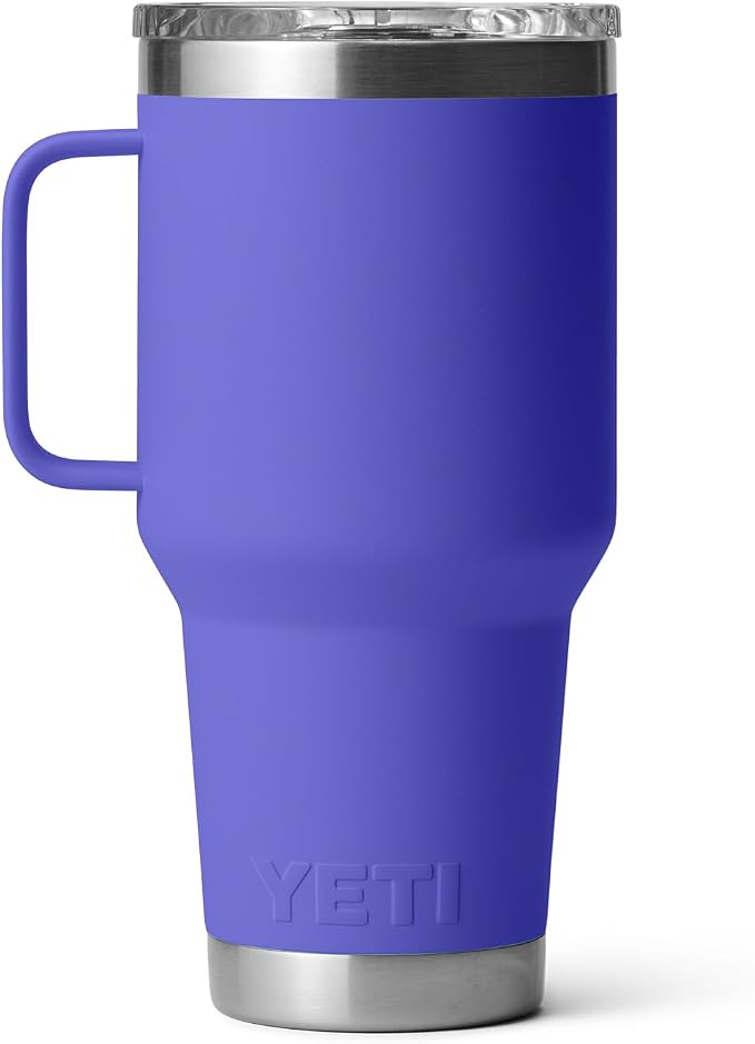 YETI Rambler 30 oz Travel Mug, Stainless Steel, Vacuum Insulated - Image 4