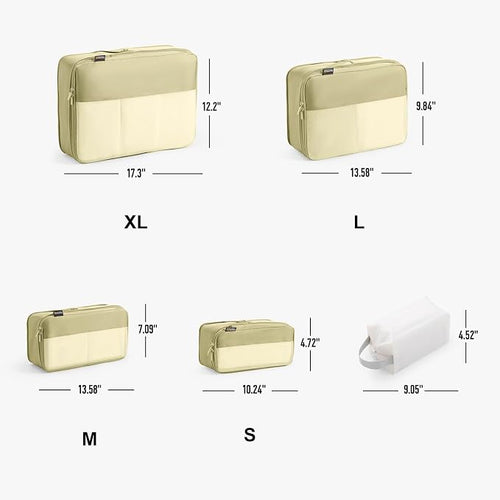 5 Set Compression Packing Cubes - Image 2