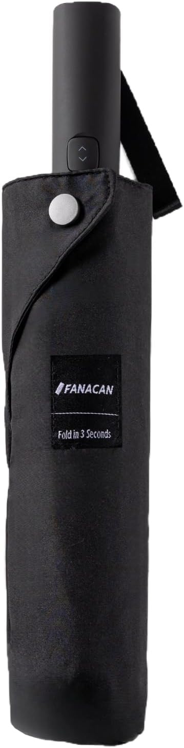 Folds in 3 Seconds Folding Umbrella, Compact & Portable Travel Umbrella by FANACAN