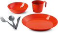 GSI Outdoors Cascadian 1 Person Table Set I 6-Piece Camping, Backpacking Mess by GSIOutdoors