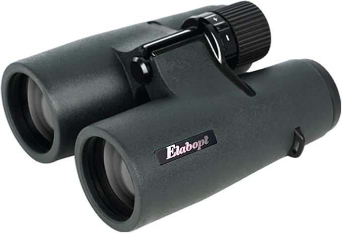 10x42ED Compact Binoculars for Adults – High-Powered BAK4 Prisms, Diamond White by BuyNow