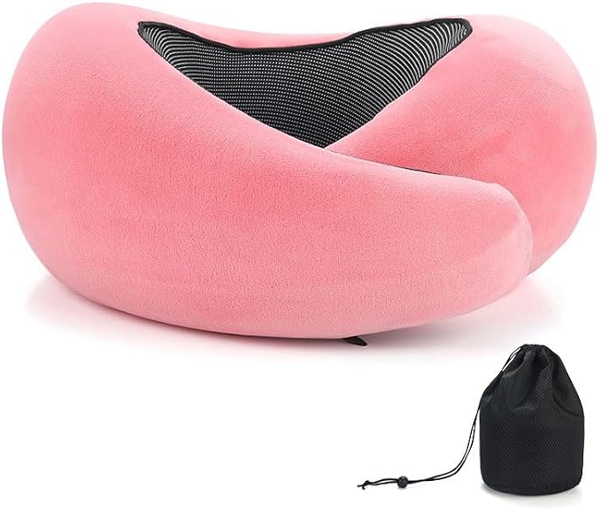 Ergonomic Memory Foam Neck Pillow by Unknown