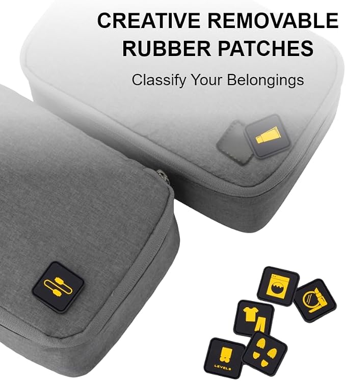 LEVEL8 4 Set Packing Cubes Travel Luggage Packing Organizers - Image 4