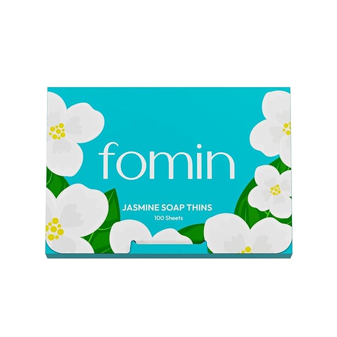 FOMIN - Paper Soap Sheets for Hand Washing - Jasmine Portable Travel Soap Sheets by FOMIN