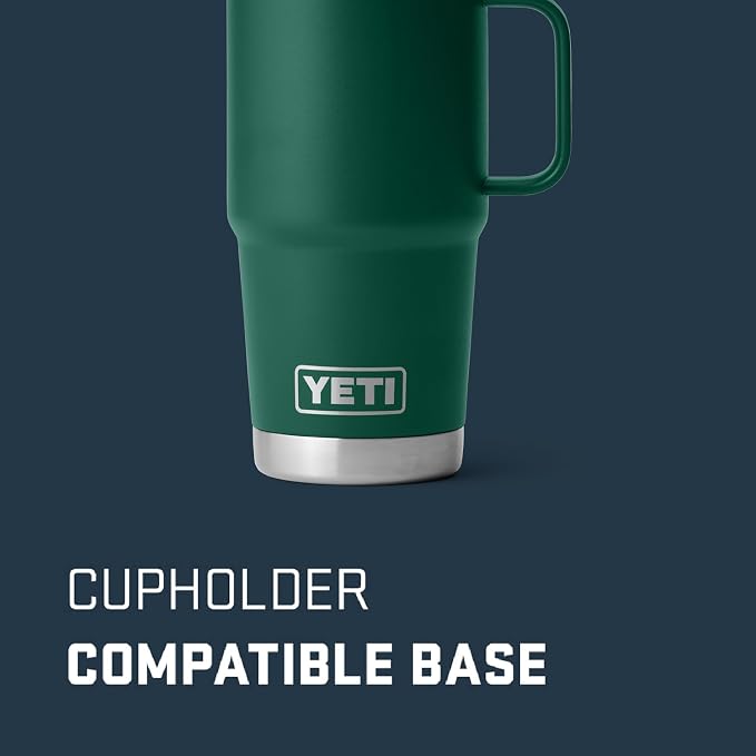 YETI Rambler 20 oz Travel Mug, Stainless Steel, Vacuum Insulated - Image 3