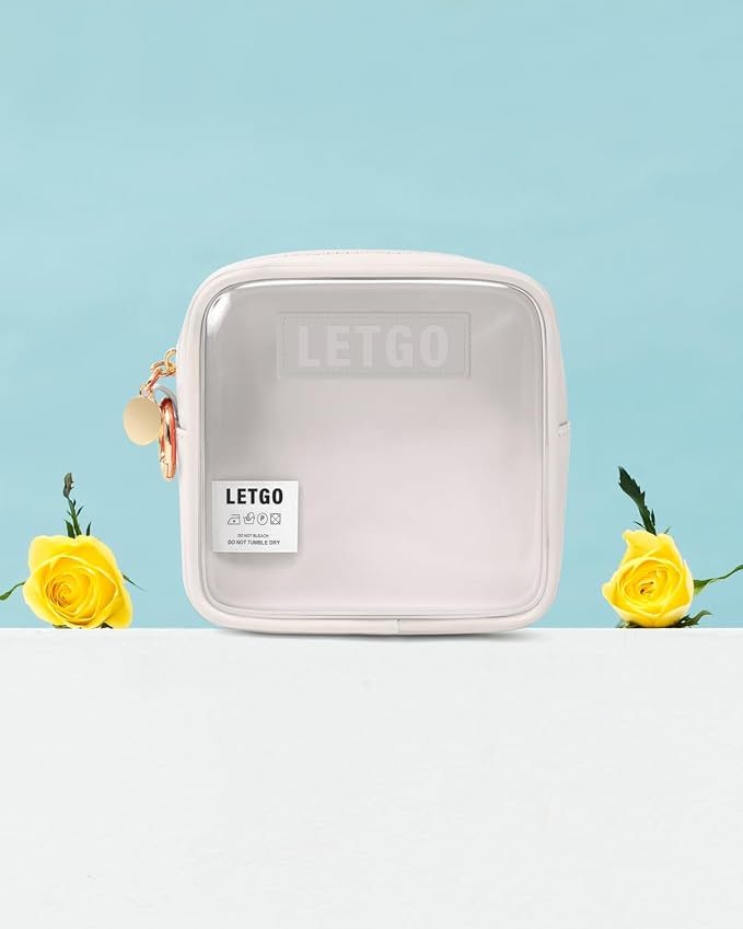 LETGO Small Makeup Bags for Purse-Mini Clear Toiletry Bag, Travel Size - Image 6