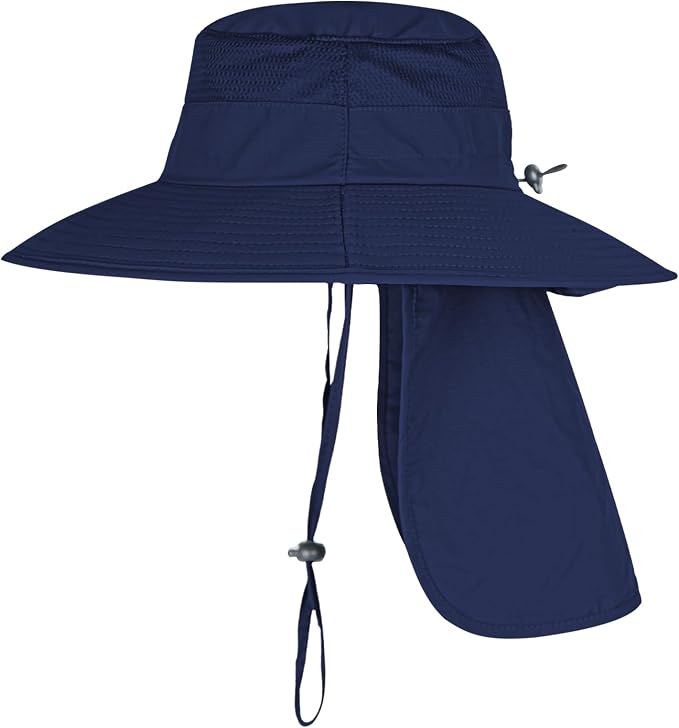 Sun Hats for Men Women Fishing Hat UPF 50+ Breathable Wide Brim Bucket Hats - Image 3