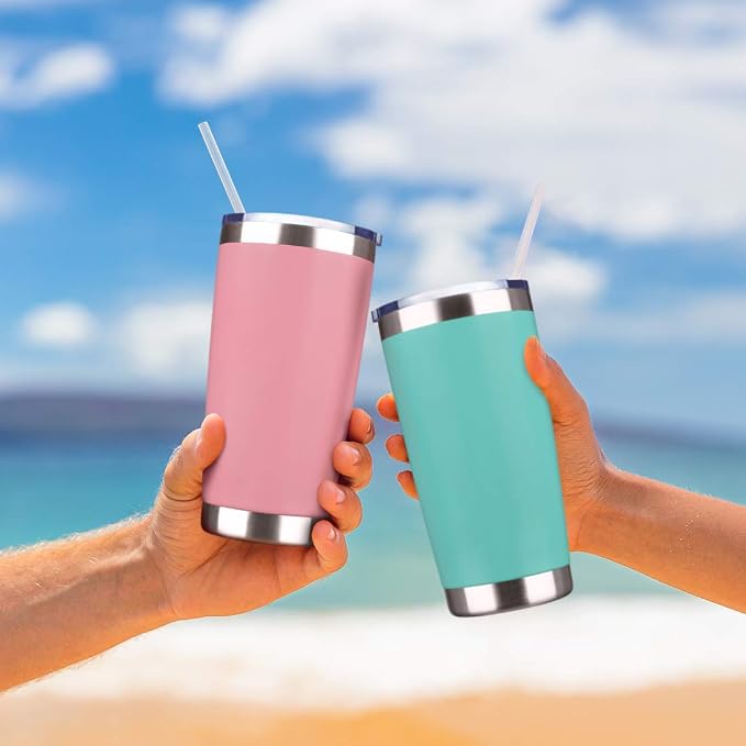 20oz Tumbler Stainless Steel Vacuum Insulated Mug - Image 7