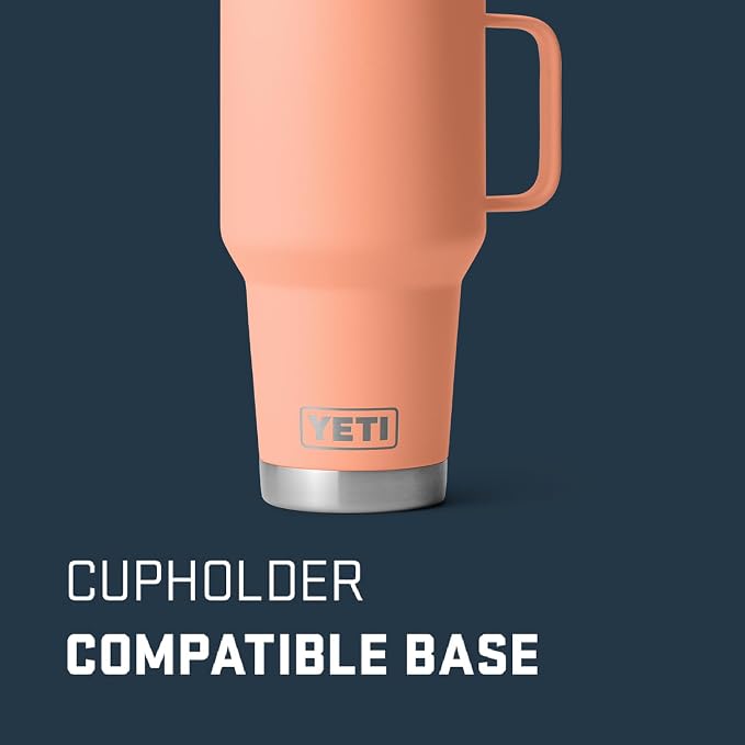 YETI Rambler 30 oz Travel Mug, Stainless Steel, Vacuum Insulated - Image 3