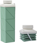 24oz Collapsible Water Bottles, Food grade BPA Free Reusable Foldable Water by POPDIGITO