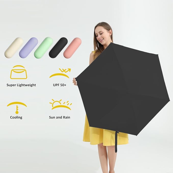 BAODINI Travel Essentials Mini Umbrella - Image 9