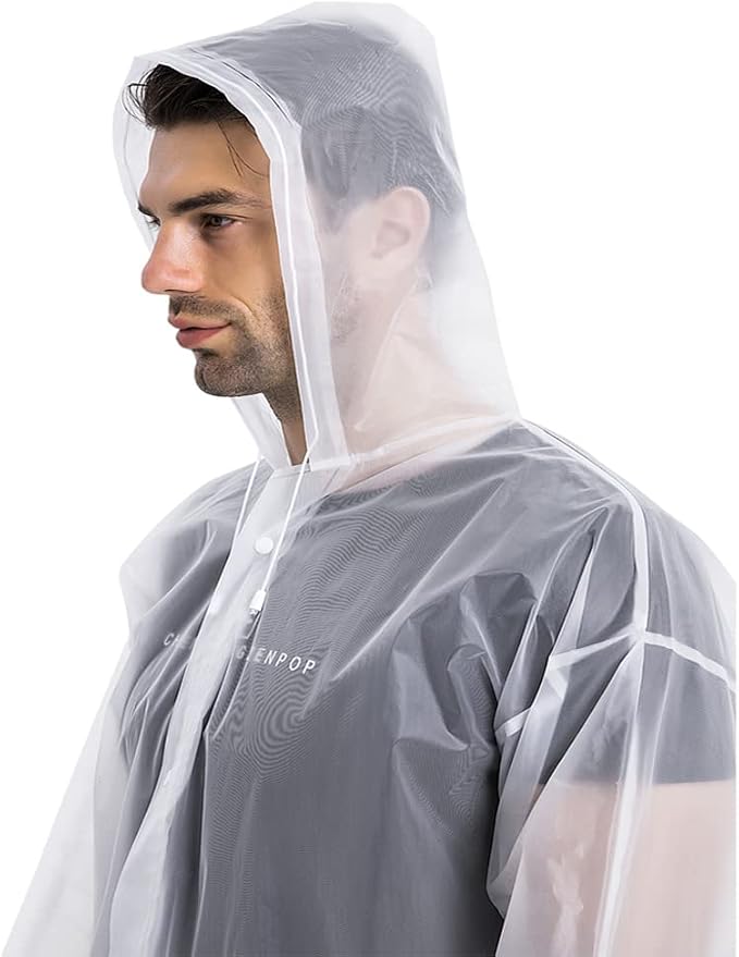 Rain Coats - Reusable EVA Rain Ponchos - Image 6