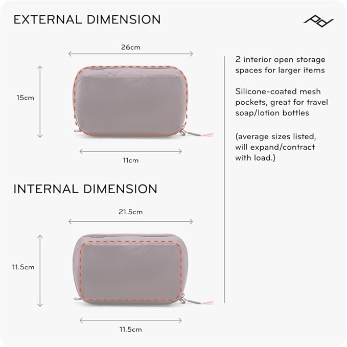 Peak Design Wash Pouch, Weatherproof Travel Toiletry Bag, Upright or Hanging - Image 6