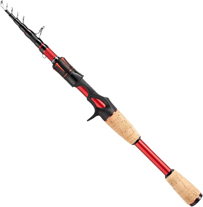 EOW XPEDITE LITE Portable Telescopic Fishing Rods & Combo, Spinning & Casting by HOME