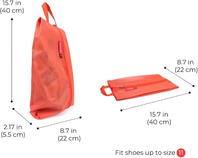 pack all Shoe Bag for Travel, Water-Resistant Shoe Pouch for Gym, - Image 3