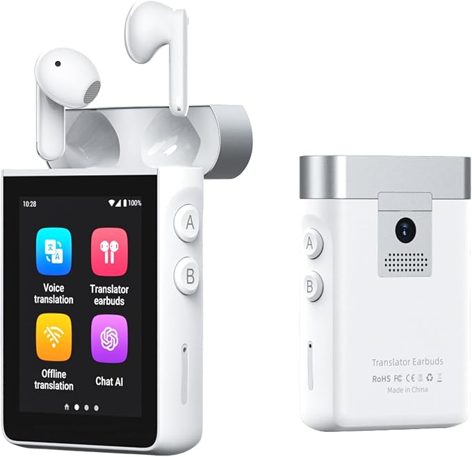 Wooask A9 Translation Earbuds Real Time Support Calls & Hotspot Sharing by Wooask