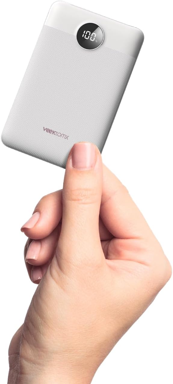 VEEKTOMX Small Portable Charger, Mini Power Bank 10000mAh, PD 22.5W Fast by VEEKTOMX