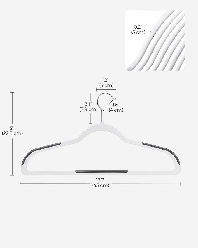 SONGMICS Clothes Hangers, Space-Saving - Image 7