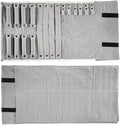Velvet Travel Jewelry Case Roll Bag Organizer by SCIKHEFT