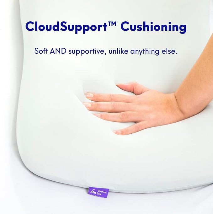 C CUSHION LAB Deep Sleep Pillow, Patented Ergonomic Contour Design - Image 7