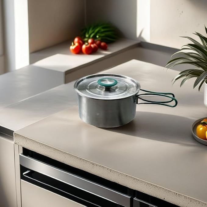 Stainless Steel Camping Cookware, and quick to heat up. Compact camping - Image 9