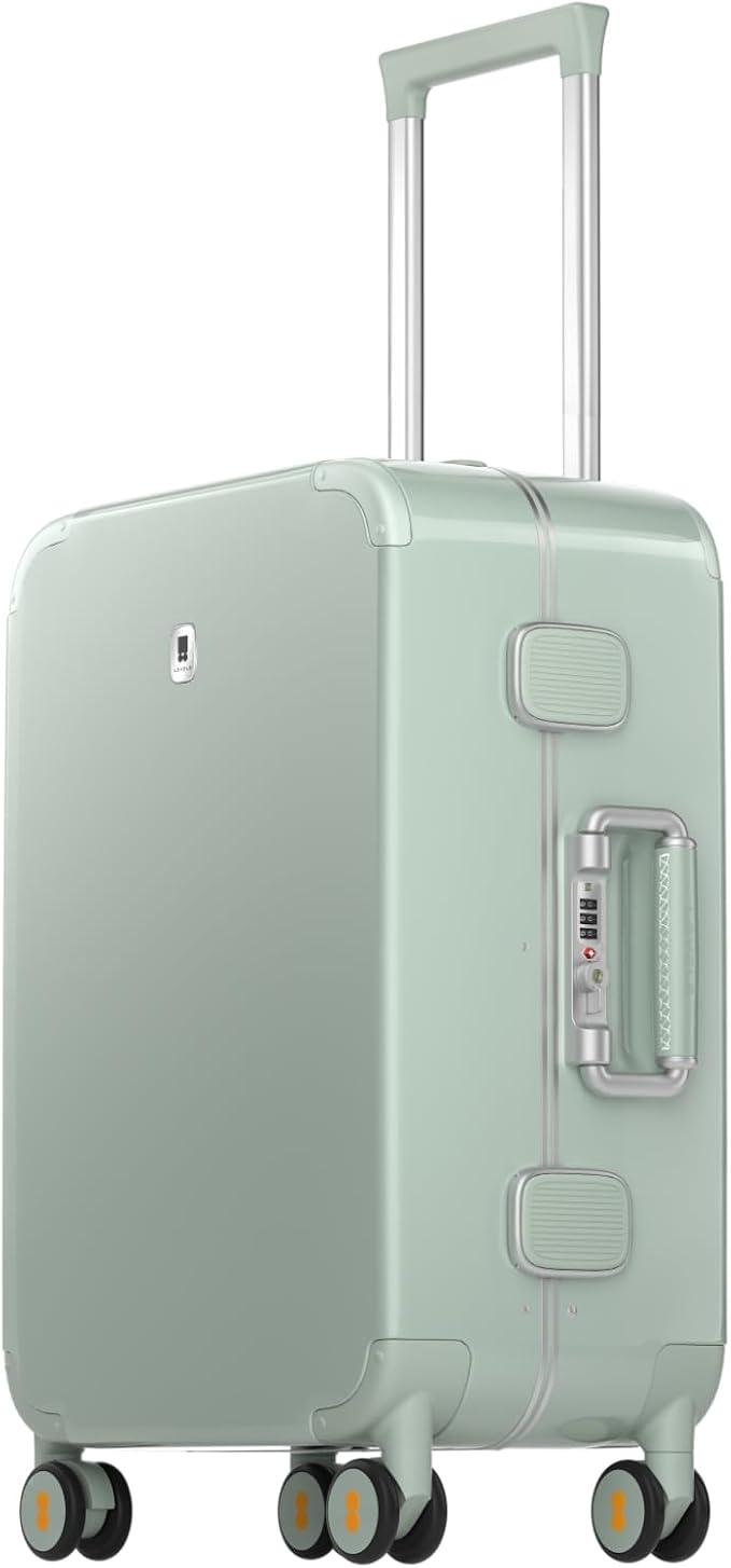 LEVEL8 Zipperless Carry On Luggage Airline Approved by LEVEL8