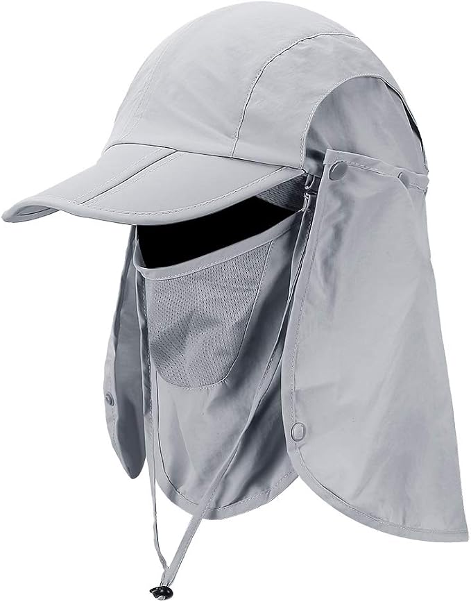 Foldable Sun Cap, Fishing Hats, UPF 50+ Protection Caps by Cristgee