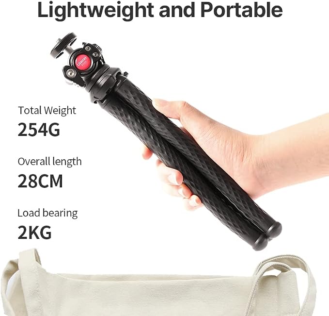 ULANZI FT-01 Phone Tripod with Holder, Mini Camera Flexible Tripod Stand with - Image 7