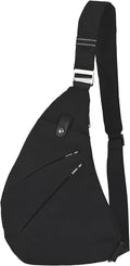 Light And Slim Crossbody Sling Bag Unisex Water Resistant Anti-Theft Shoulder by Carfany