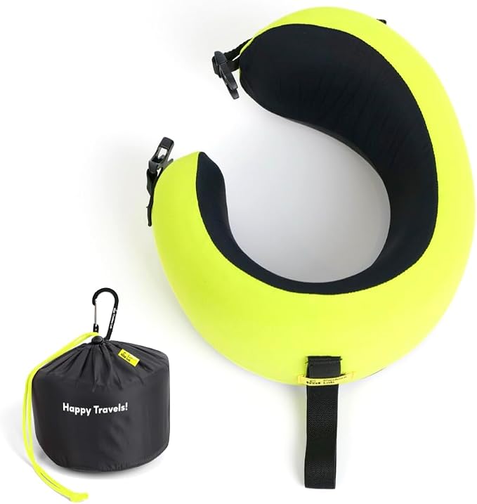 C CUSHION LAB Travel Pillow, Award-Winning Patented Ergonomic Design by CUSHIONLAB
