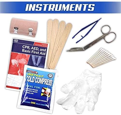 Rapid Care First Aid 80097 2 Shelf All Purpose First Aid Kit Cabinet, Class A+ - Image 2
