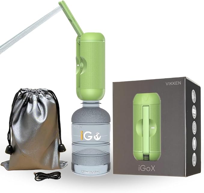 VIKKEN® 250ml iGo X Portable Travel Bidet USB-Type C Rechargeable Electric by VIKKEN