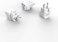 BESTEK Europe Travel Plug Adapter, Grounded Universal Type E/F Plug Adapter EU by BESTEK