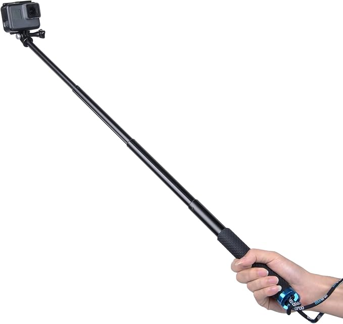 28” Extension Selfie Stick Compact Handle Grip Adjustable Pole Waterproof - Image 4