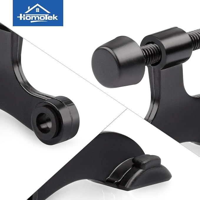 HOMOTEK 36 Pack Hinge Pin Black Door Stopper, Adjustable Deluxe Heavy Duty Door - Image 6